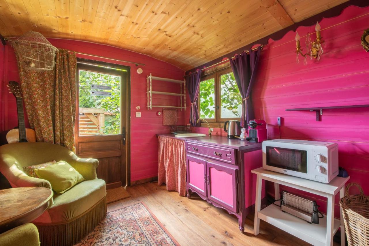 Roulotte Insolite Avec Terrasse Proche Paris Noisy-le-Grand Dış mekan fotoğraf