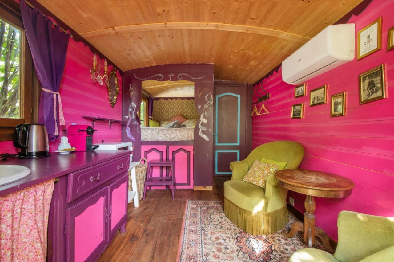Roulotte Insolite Avec Terrasse Proche Paris Noisy-le-Grand Dış mekan fotoğraf